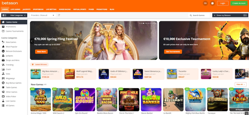 Betsson Διαδικασίες πρόσβασης και ασφάλεια λογαριασμού